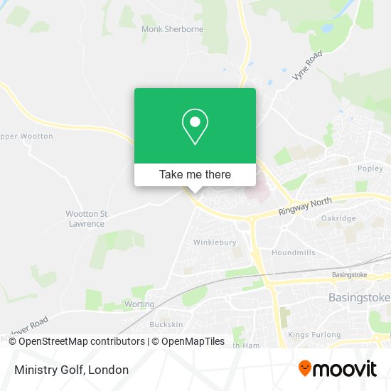 Ministry Golf map