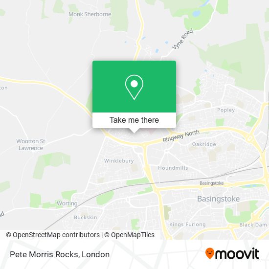 Pete Morris Rocks map