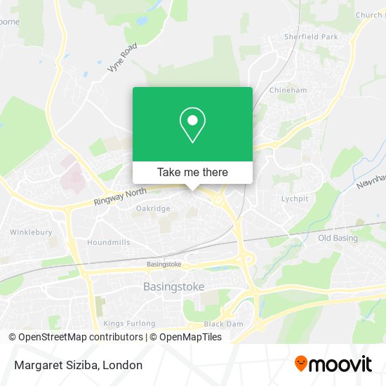 Margaret Siziba map