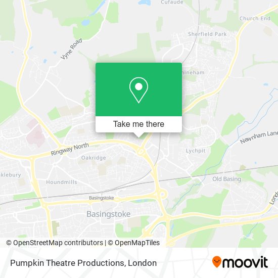 Pumpkin Theatre Productions map