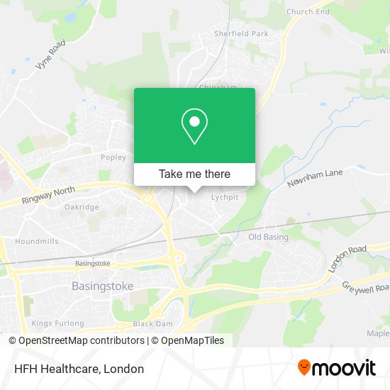 HFH Healthcare map