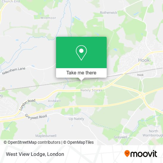 West View Lodge map