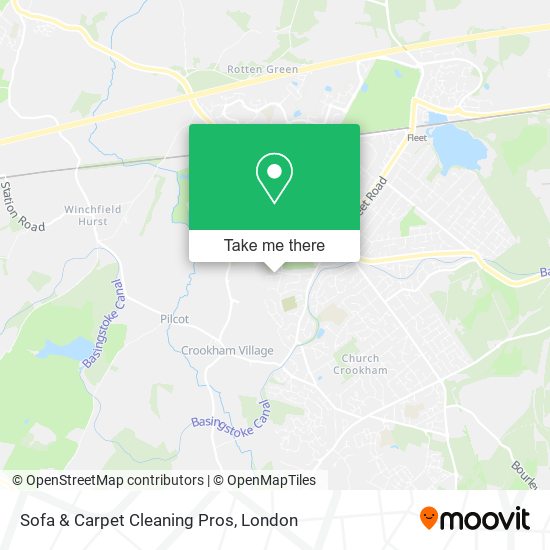 Sofa & Carpet Cleaning Pros map