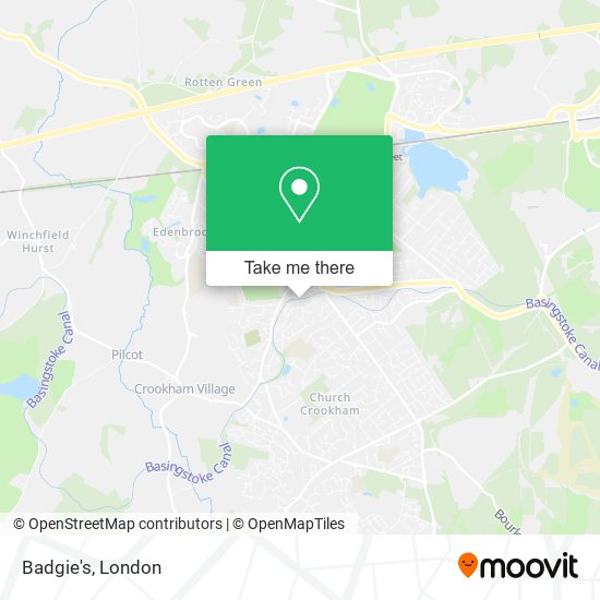 Badgie's map