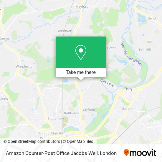 Amazon Counter-Post Office Jacobs Well map