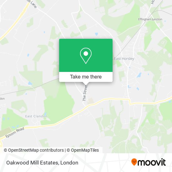 Oakwood Mill Estates map