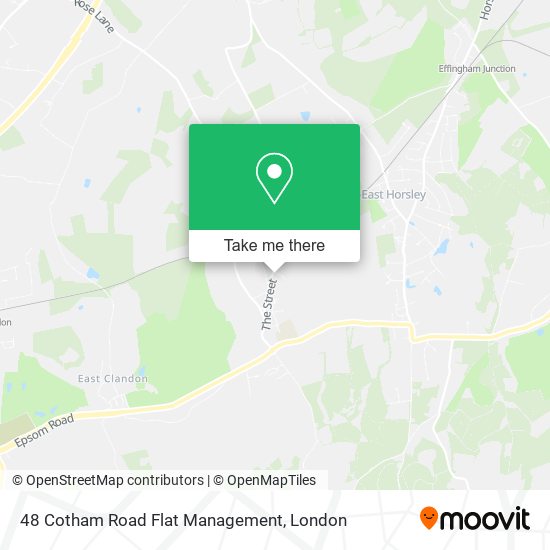 48 Cotham Road Flat Management map