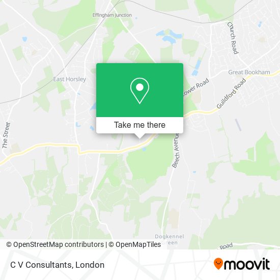 C V Consultants map