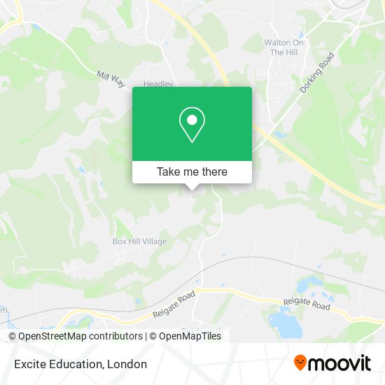 Excite Education map