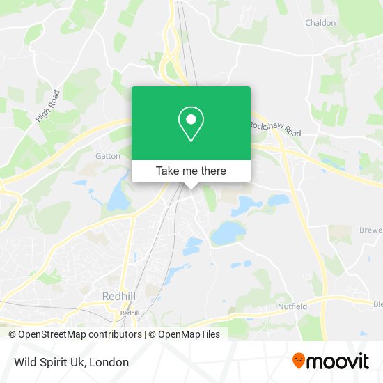 Wild Spirit Uk map