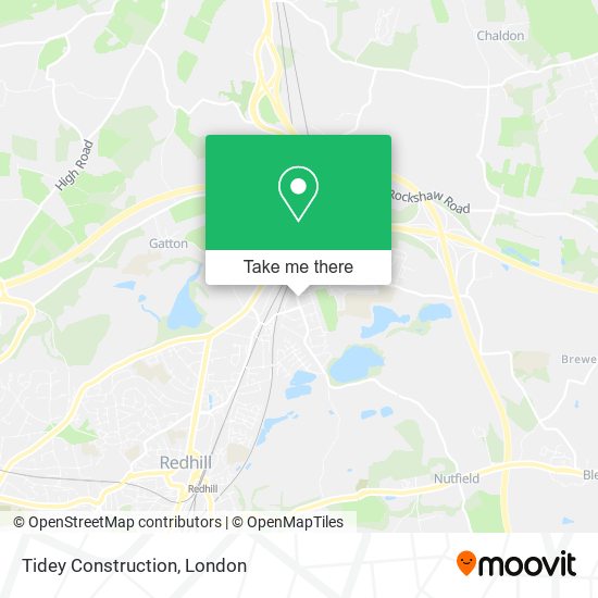 Tidey Construction map