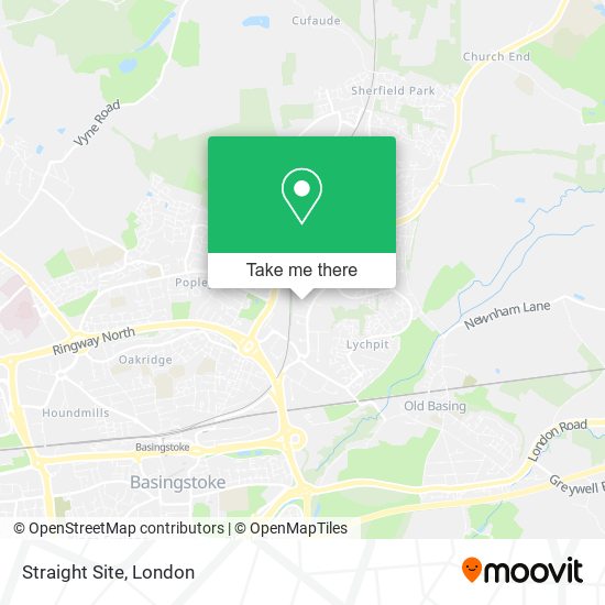 Straight Site map