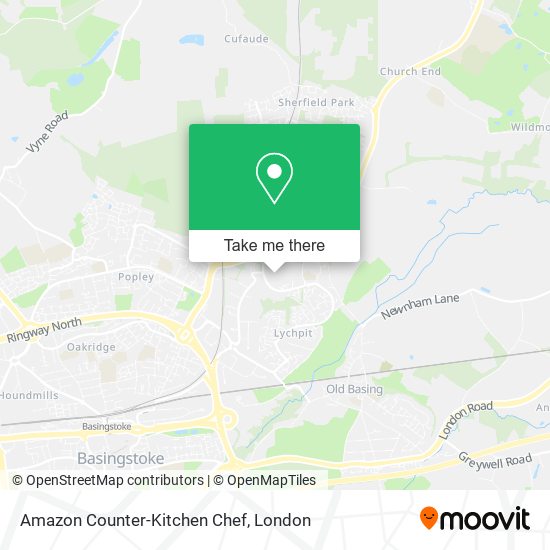 Amazon Counter-Kitchen Chef map