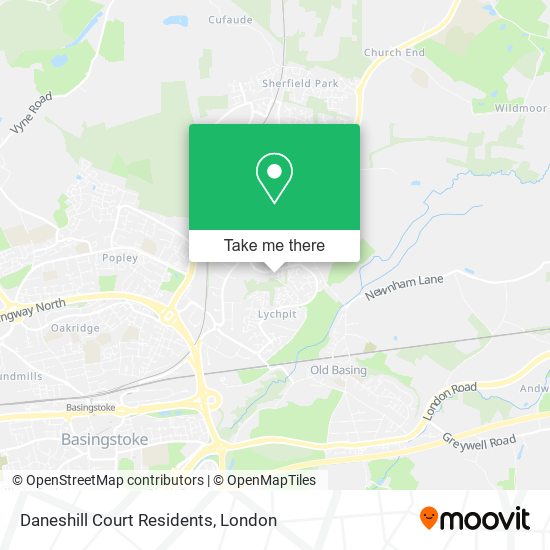 Daneshill Court Residents map