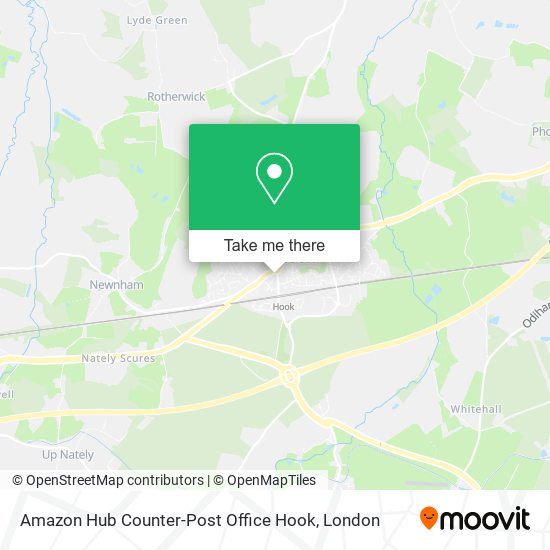 Amazon Hub Counter-Post Office Hook map