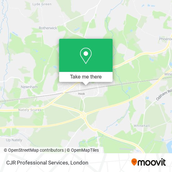 CJR Professional Services map