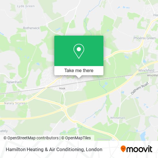 Hamilton Heating & Air Conditioning map