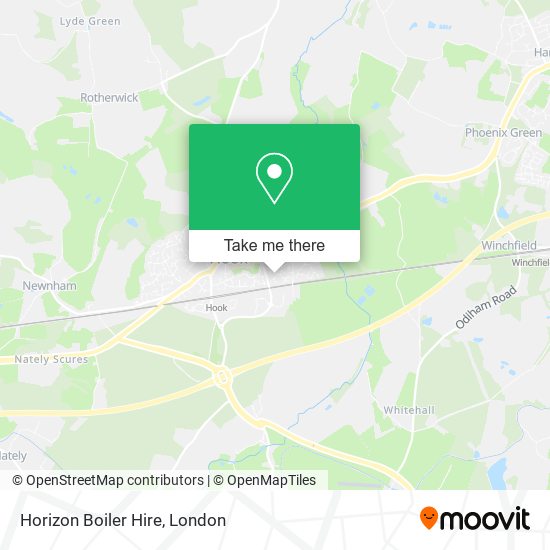 Horizon Boiler Hire map