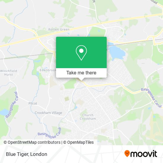 Blue Tiger map