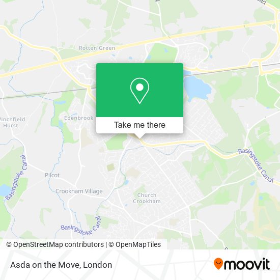 Asda on the Move map