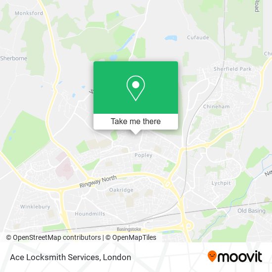 Ace Locksmith Services map