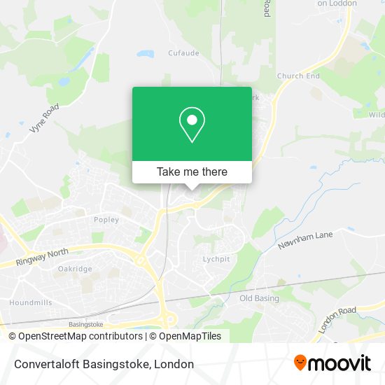 Convertaloft Basingstoke map