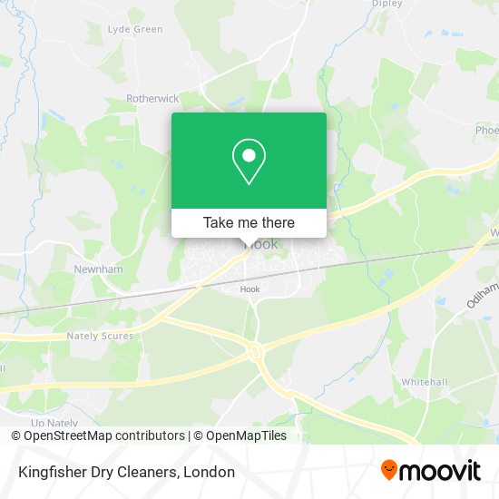 Kingfisher Dry Cleaners map