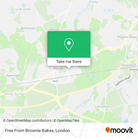 Free From Brownie Bakes map