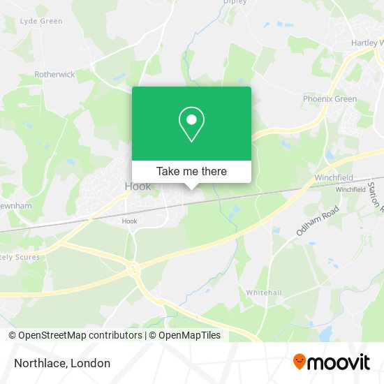 Northlace map