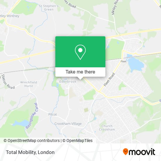 Total Mobility map