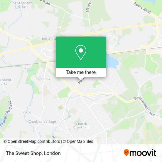 The Sweet Shop map