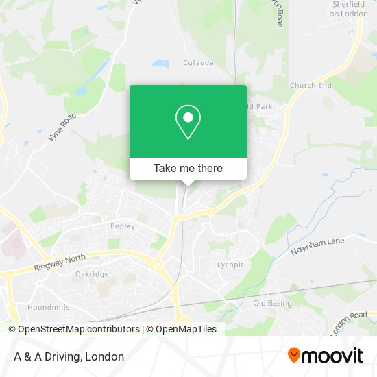 A & A Driving map