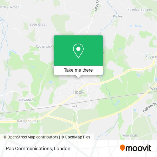 Pac Communications map