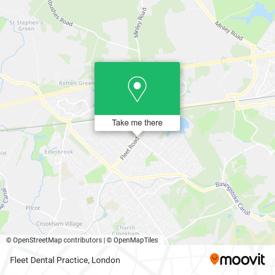 Fleet Dental Practice map