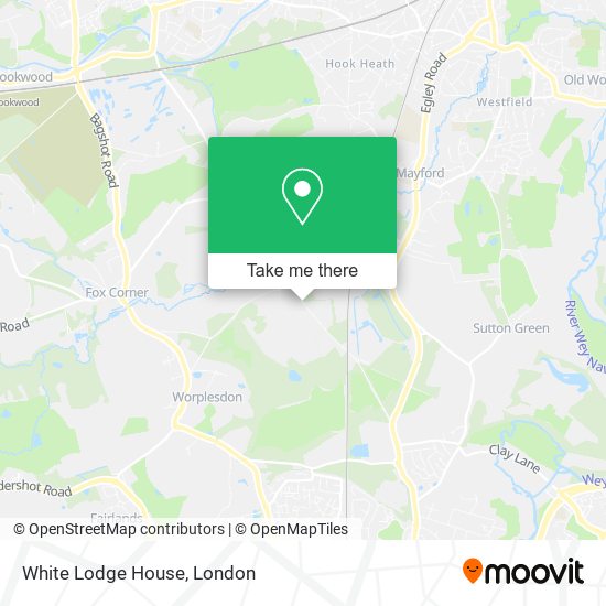 White Lodge House map