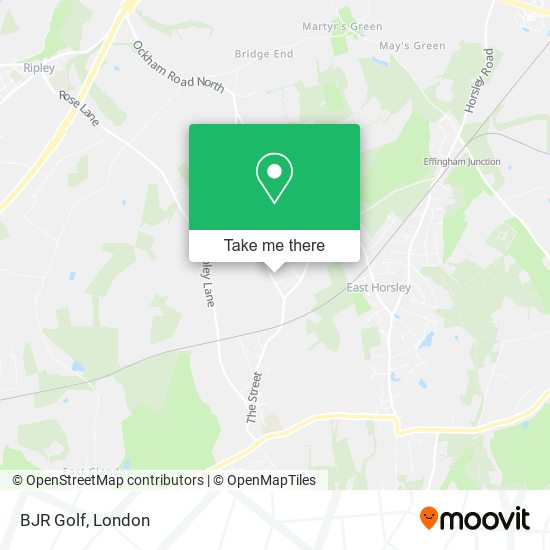 BJR Golf map