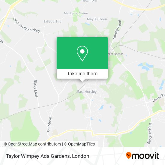 Taylor Wimpey Ada Gardens map