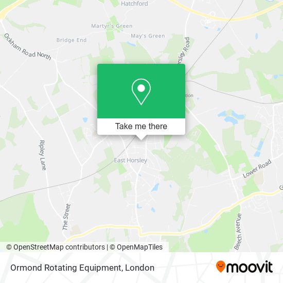 Ormond Rotating Equipment map