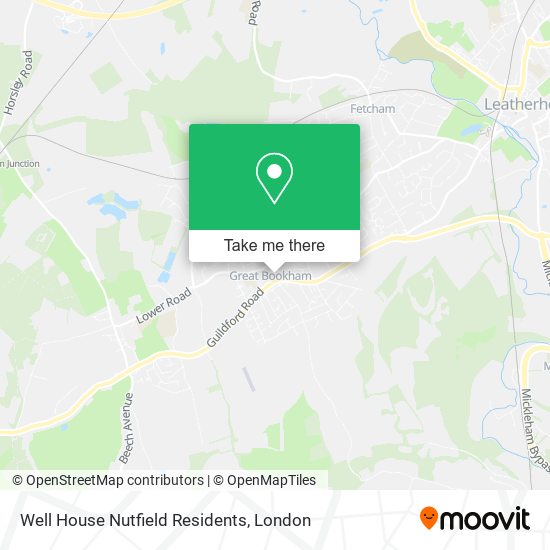 Well House Nutfield Residents map