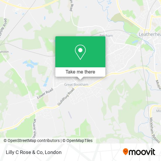 Lilly C Rose & Co map