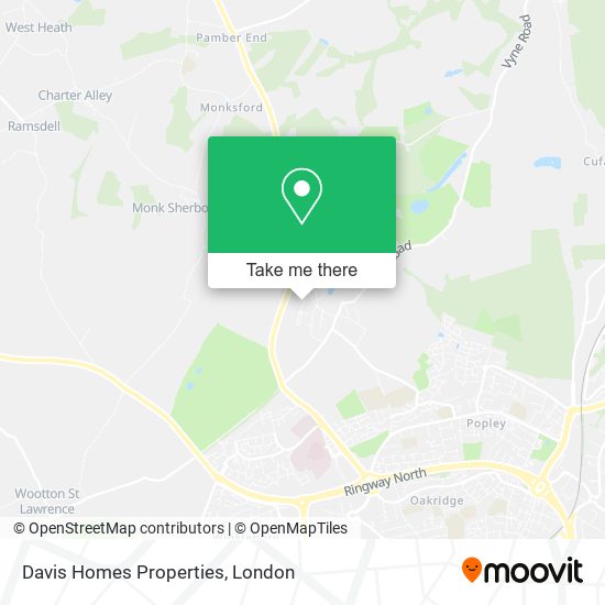 Davis Homes Properties map