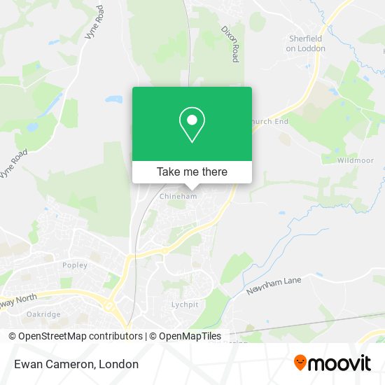 Ewan Cameron map