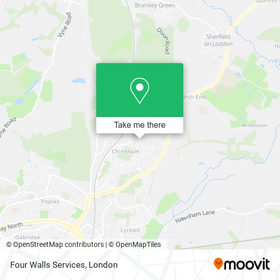 Four Walls Services map