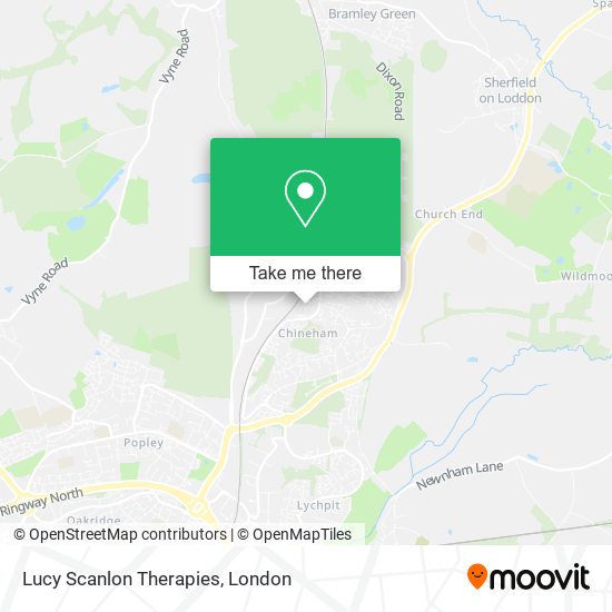 Lucy Scanlon Therapies map