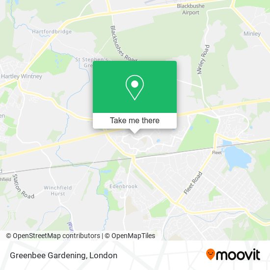 Greenbee Gardening map