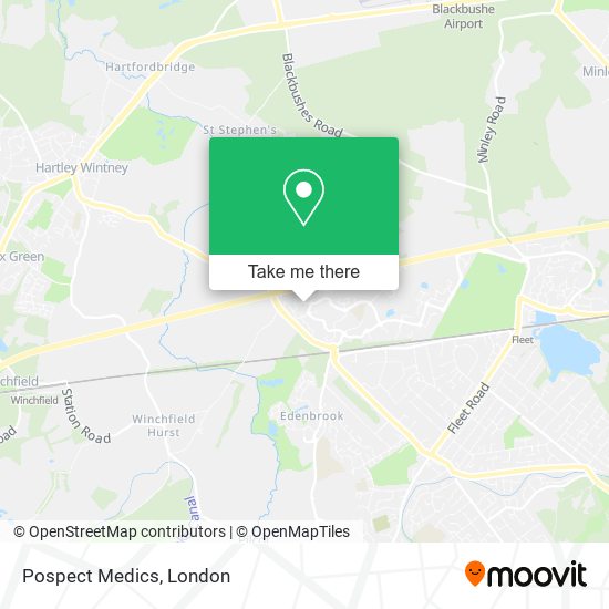 Pospect Medics map