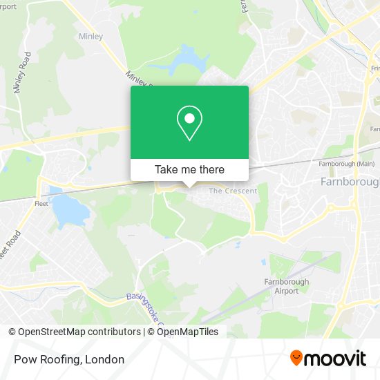 Pow Roofing map