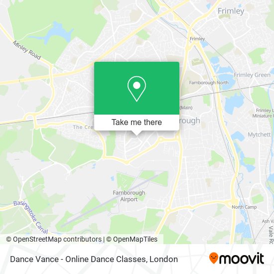 Dance Vance - Online Dance Classes map