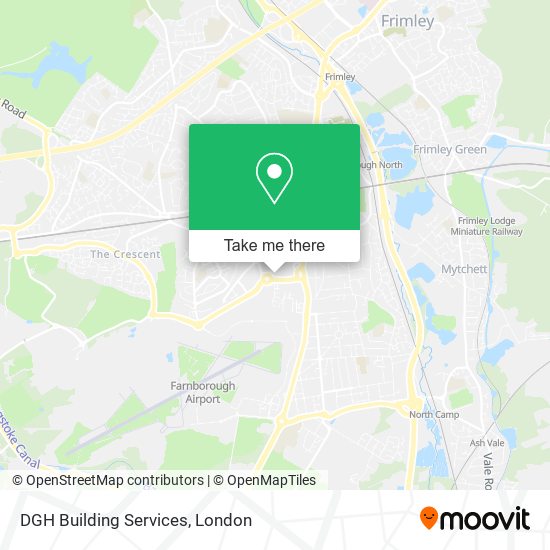 DGH Building Services map