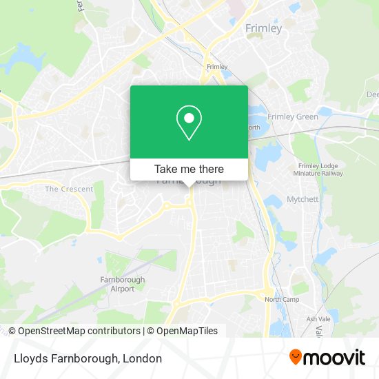 Lloyds Farnborough map